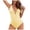 Yellow, variant on Leey-World Women’s Tummy Control One Piece Swimsuit – Crinkle Textured Swimwear Full Coverage Slimming Bathing Suit One Piece Swimsuit Women(Green,L)
