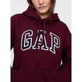 thumbnail image 3 of Sudadera con Capucha GAP Logo para Mujer Color Vino Tinto Talla XXL, 3 of 3