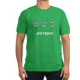 thumbnail image 1 of CafePress - Wine Open And Repeat Men's Fitted T Shirt (Dark) - Men's Fitted T-Shirt, 1 of 1