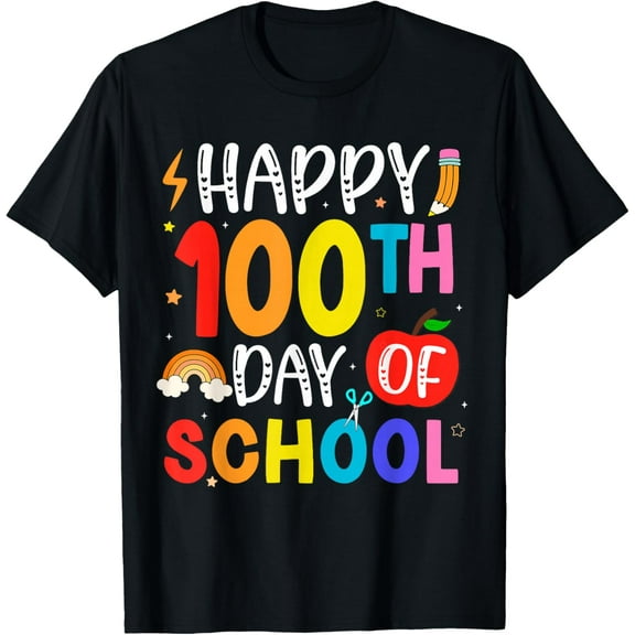 100th Day of School Teachers Students 100 Days of School T-Shirt Shirts