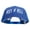 Royal, variant on Rock and Roll Embroidered Big Size Solid Cotton Twill High Profile Mesh Pro Style Cap - Black XL-3XL