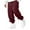 Wine, variant on FRSASU Mens Corduroy Joggers Pants Casual Cargo Pants Drawstring Elastic Waist Baggy Tapered Sweatpants Wine