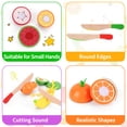 thumbnail image 3 of Juego de comida de madera ATOYUS para niños pequeños de 1 a 3 años con almacenamiento, 3 of 7