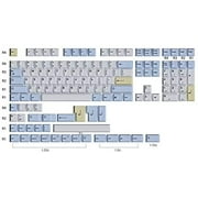HK Gaming Dye Sublimation | Cherry Profile | Thick PBT Keysets for Mechanical Keyboard (139 Keys, Pegaso)