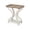 Distressed White, variant on Noble House Ariyaan Fir Wood Accent Table, Distressed White, Natural