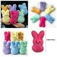 thumbnail image 5 of Bunny Plush Toys Baby Cute Animal Rabbit Stuffed Doll Plush Toy Birthday Xmas Gifts Stocking Stuffers Toys for Kids,Sky blue, 5 of 8