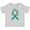 AC-Heather Grey, variant on Inktastic Ovarian Cancer Awareness Ribbon Boys or Girls Baby T-Shirt