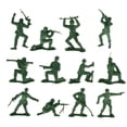 thumbnail image 2 of Juego de 12 figuras de soldados de simulación, decoración, juguetes para niños., 2 of 9