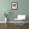 thumbnail image 3 of Trademark Fine Art "Hot Rod Girl" Matted Framed Art by Vintage Apple Collection, Wood Frame, 3 of 3
