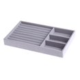thumbnail image 2 of kurtrusly Stackable Jewelry Tray Multipurpose Portable Velvet for Rings Earring Bangle 12 Grids Style A 1Set, 2 of 6