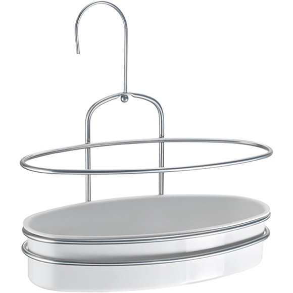 Metaltex 403711 Caddie de Douche à 1 Niveau Orbit, Blanc