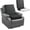Black, variant on Recliner Cushions for Long Sitting, Egg Crate Foam Recliner Cushion for Elderly Reduces Muscle Fatigue and Provides Air Flow, Extra Large Non-Slip Seat Cushion with Back Support(20*18*4in)