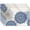 Blue Dahlia, variant on Gleamdisplay Rattan Leaves Washer Dryer Dust Cover, Non-Slip Top Protector Mat - 23.6x19.7 Inches for Laundry Room Kitchen
