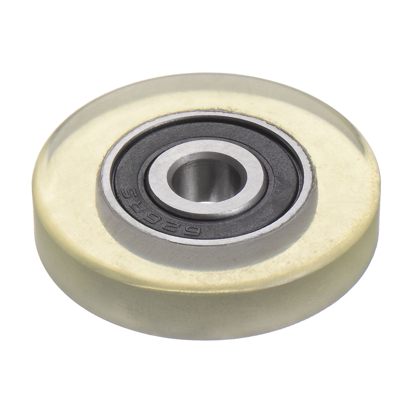 Uxcell PU Pulley Roller Bearing 6x30x6mm Polyurethane Coated Guide