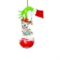 thumbnail image 1 of Christmas Tree Decorations Tree Acrylic Ornaments Xmas Tree Hanging Pendants Decor 2D Flat, 1 of 6