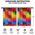 thumbnail image 2 of Blackout Kids Curtains,Checkered Childrens Insulated Curtains Set Of 2,Bedroom Essentials,Toddler Room Decor 42"x54"(106x137cm), 2 of 4