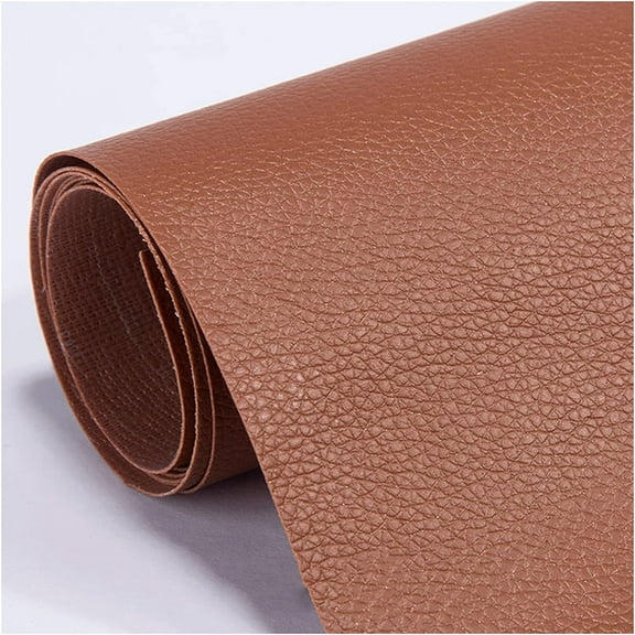 Zhuge Leather Repair Patch 50cm Self Adhesive Faux Pu Leather Fabric Leather Furniture Material Automotive Sofa Clothing Repairing Leather Chair DIY Upholstery (Size:1.37*0.5m,Color:Light Brown)