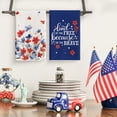 thumbnail image 2 of Sm:)e Floral Fourth of July Kitchen Dish Towels 18x26 Inch Set of 2 Patriotic Memorial Day Decoration, 2 of 6
