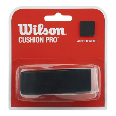 Wilson Sporting Goods Cushion Pro Replacement Racket Grip, (Best Tennis Racquet Grip For Sweaty Hands)