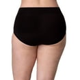 thumbnail image 2 of Playtex Tummy Smoothing Brief Underwear Pack, Moisture-Wicking, 3-Pack (Plus Sizes) Vint Mauve/Black/Heirloom White Dot L Women's, 2 of 4