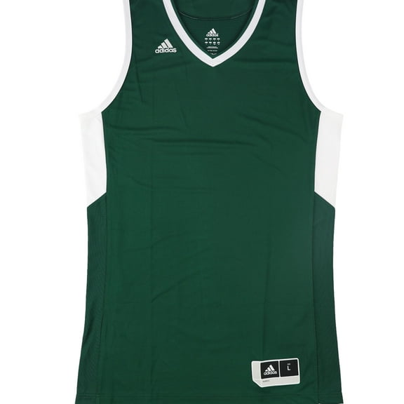 Adidas Mens Two Tone Jersey, Green, Medium