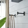 thumbnail image 3 of Danya B. Black Industrial Decorative Cast Iron Nail Head Wall Hooks (Set of 6), 3 of 4