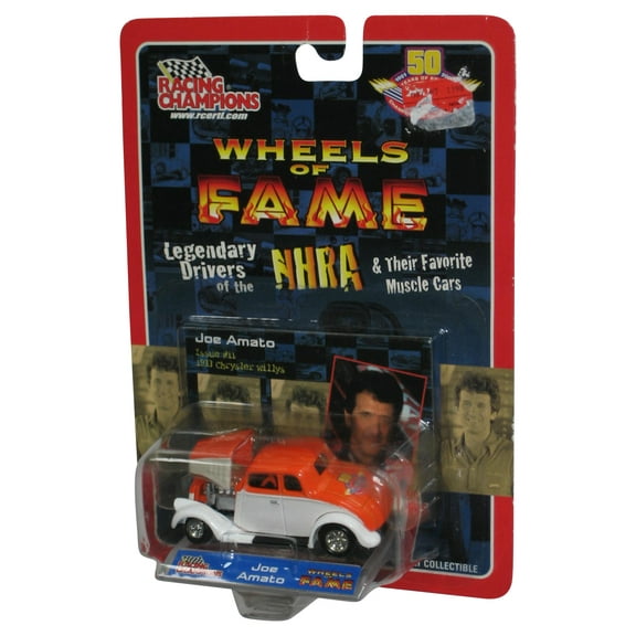 Nascar Racing Champions Wheels of Fame (2001) Orange Joe Amato 1933 Chrysler Willys Toy Car Issue #11