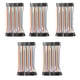 thumbnail image 1 of Cable De Puente De 40 Pines, 5 Uds., 10Cm, Macho A Hembra, Cable De Placa De Pruebas Multicolor Multifuncional Para Laboratorio De Experimentos De Circuito Noticed TO002769-00, 1 of 7