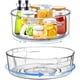 thumbnail image 1 of Contenedor de almacenamiento de alimentos de mesa giratoria redonda de plástico, utilizado para gabinetes, bragas, refrigeradores, encimeras, especias, condimentos, organizador giratorio de, 1 of 5