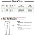 thumbnail image 3 of Idoravan Women's Plus Size Pants Women Casual Solid Linen Drawstring Elastic Waist Long Wide Leg Pants, 3 of 9