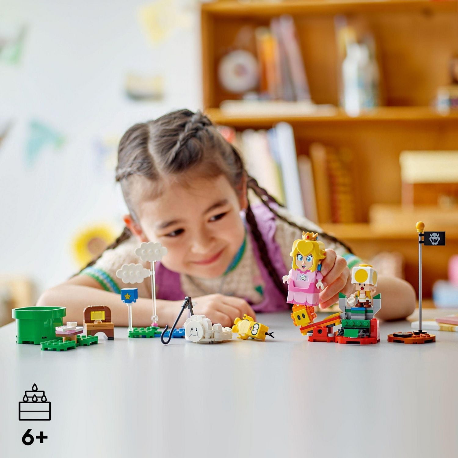 LEGO Super Mario Adventures with Interactive LEGO Peach Princess Toy Gift for Kids, Super Mario Playset, 71441
