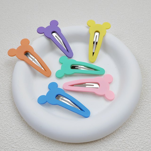Accesorios para el cabello para mujeres y niños, lindos tocados, pinzas para el cabello esmeriladas, pinzas para el flequillo hechas a mano, pinzas para el cabello con pinza lateral