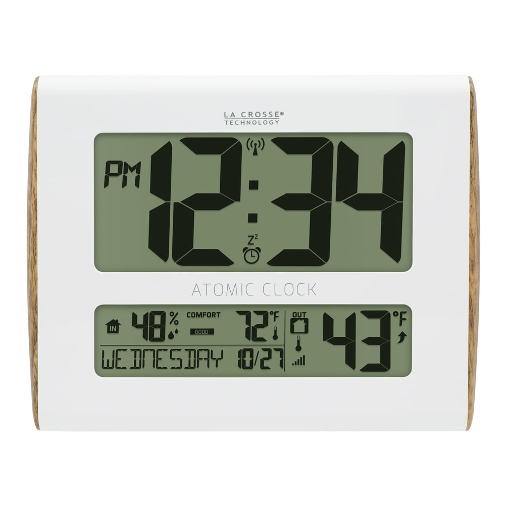 La Crosse Technology 5131919INT Digital Atomic Wall Clock with