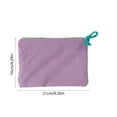 thumbnail image 3 of Rewenti Women'S Coin Purse Classic Small Checkered Portable and Convenient for Use Color Blocking Stationery Pouch Large Capacity Multi Func, 3 of 6