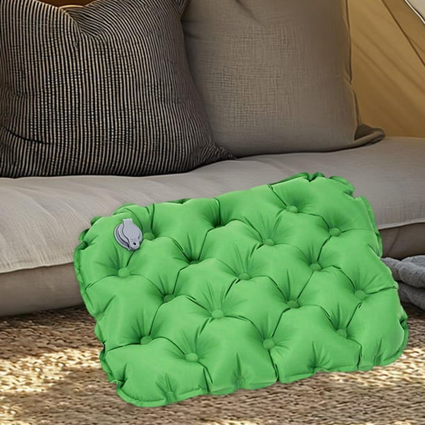 BELOVING Inflatable Seat Cushion Air Cushion Seat Comfortable Seating Car Seat Mat Pad Office Chair Cushion for Fishing Hiking Outdoor Green Walmart