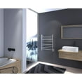 thumbnail image 3 of HEATGENE Towel Warmer, Heated Towel Warmer Rack, Wall-Mounted Hardwired/Plug-in Electric Towel Warmers for Bathroom, Hot Towel Rails - Mirror Polish, 3 of 6