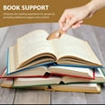 thumbnail image 4 of Wooden Thumb Ring Book Holder Single Handed Page Holder For Reading Present For Bookworms Reading Enthusiasts And Teachers, 4 of 8