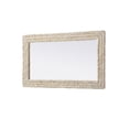 thumbnail image 5 of Elegant Decor Rectangle Cornhusk Mirror 24x42 in Linen White, 5 of 11