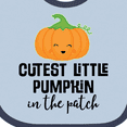 thumbnail image 4 of Inktastic Cutest Little Pumpkin in the Patch Halloween Boys or Girls Baby Bib, 4 of 4