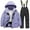 Black, variant on Boys and Girls Children's Ski Suits Girls Outdoor Thick Windproof Boys Baby Big Children Ski Clothes Equipment Suit Waterproof Snow Bib with Hooded Jacket(14,Pink)