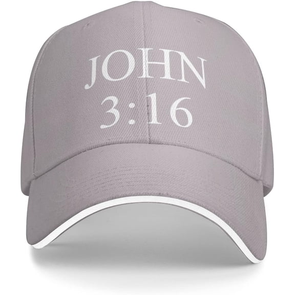 John 3:16 Believer Baseball Cap Summer Sun Hat Gift Women Trucker Hat Snapback Hat Men Dad Hat Black