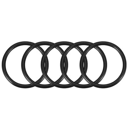 Produktbild von 10 Stück EPDM O-Ringe 4 X 62 X 70 Mm – Drahtstärke 4 Mm, Innendurchmesser 62 Mm, Außendurchmesser 70 Mm, Schwarz, Hitze- & Chemikalienbeständig