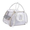 thumbnail image 4 of Bolsa de viaje para gatitos, bolsa de transporte para perros pequeños, bolsa para mascotas con cojín, suministros para mascotas, bolsa de mano 44x28x25cm, 4 of 9