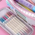 thumbnail image 6 of Washranp Large Capacity Pencil Case,Minimalistic Portable Zipper Canvas Stationery Storage Bag  for College Adults Women Men, 6 of 6