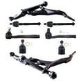 thumbnail image 4 of ECCPP Control Arm Kit 1992 1993 1994 1995 1996 1997 for Honda Civic for Honda Civic del Sol - Inner Tie Rod Ends Lower Ball Joints Lower Control Arms Outer Tie Rod Ends, 4 of 5