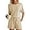 Apricot, variant on Womens Pajama Sets Waffle Knit Lounge Set 2 Piece Outfits Loungewear Sweatsuit with Pockets