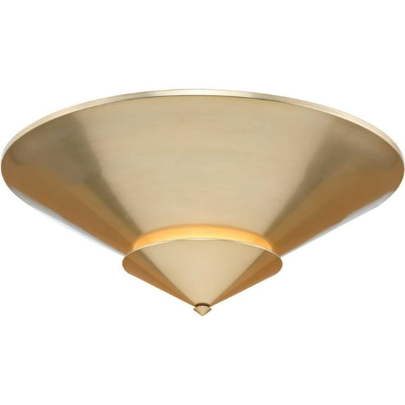 Progress Lighting Pinellas 4-Light Close-to-Ceiling Softgold Steel Fixture with White Plaster Shade