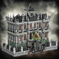 thumbnail image 2 of General Jim’s Toys & Bricks Lunatic Asylum Hospital, Modular Building Blocks Set – 3 Levels, 2 of 11