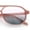 Pink - Pink Black, variant on Boho Thin Plastic Racer Retro Color Hipster Fashion Sunglasses All Black