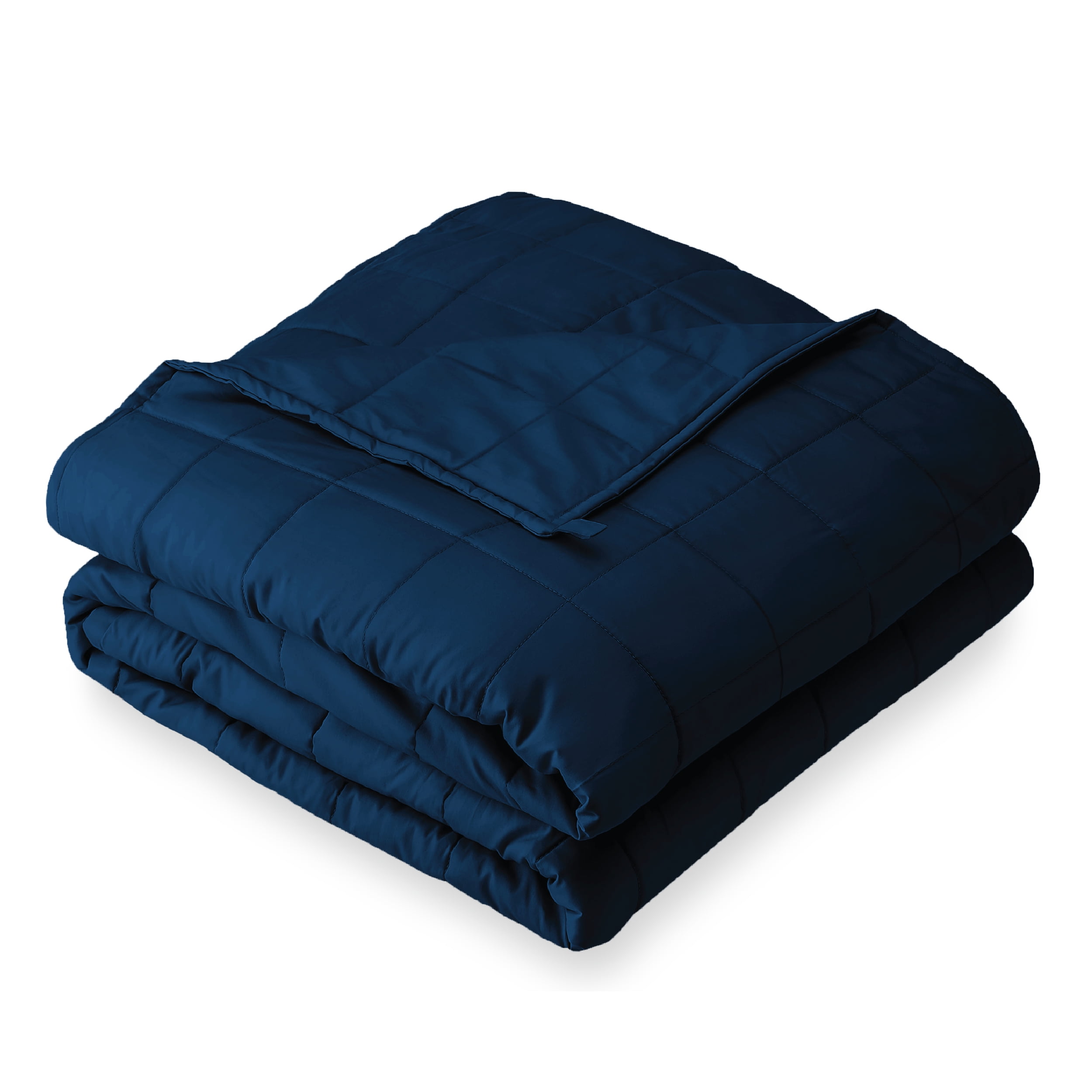 Bare Home 10lb Weighted Blanket for Kids, 40"x60", Cotton, Dark Blue